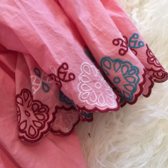 Loft pink cold shoulder top - Picture 3 of 4